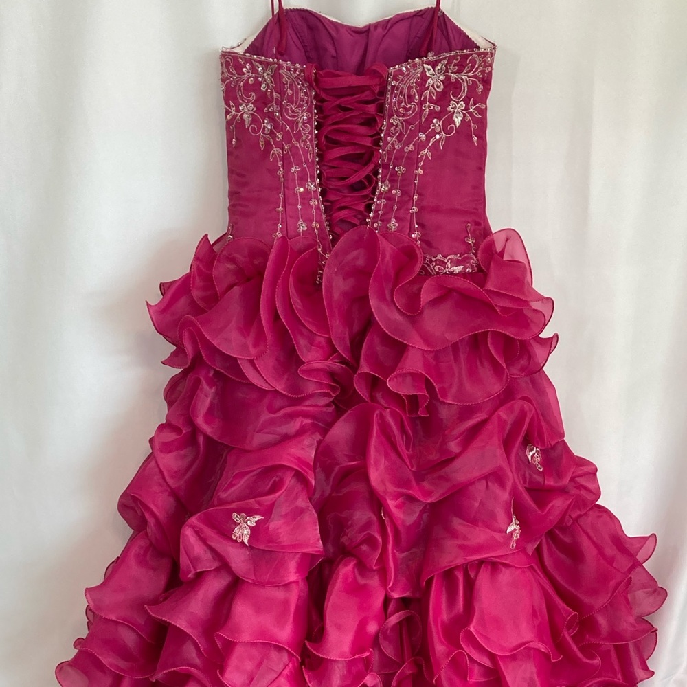 Mary’s Strap/Strapless Corset Back  Quinceanera Formal Ballgown Dress Size 10